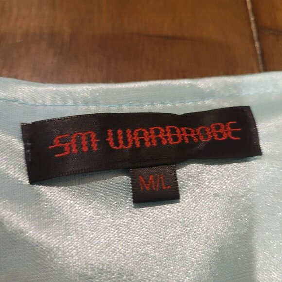 SM Wardrobe Vintage-Look Bird Print Dress With Lace Trim & Pockets size M/L - Picture 4 of 7